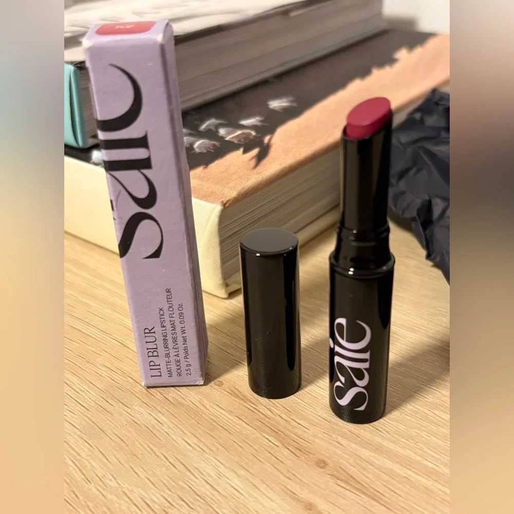 Saie Lip Blur by Saie, 0.09 oz Matte-Blurring Lipstick Pop